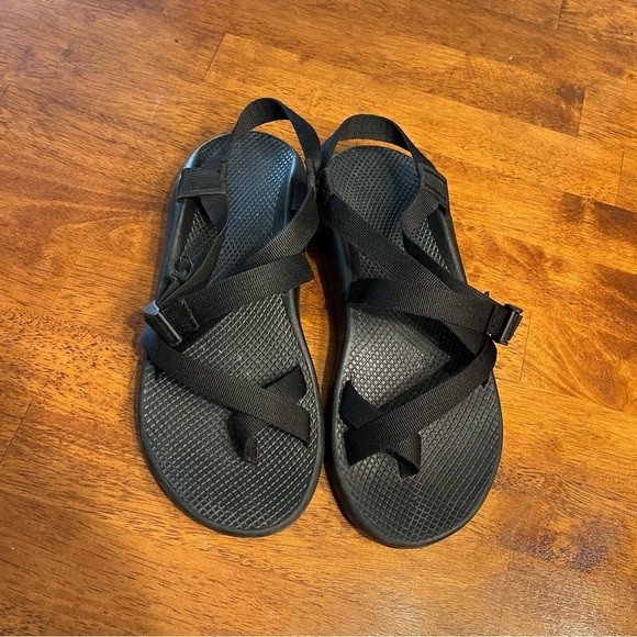 Men’s Black Chaco Strappy Sandals size 12 main image 2